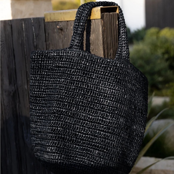 Jenni Kayne woven raffia tote - Picture 3 of 9